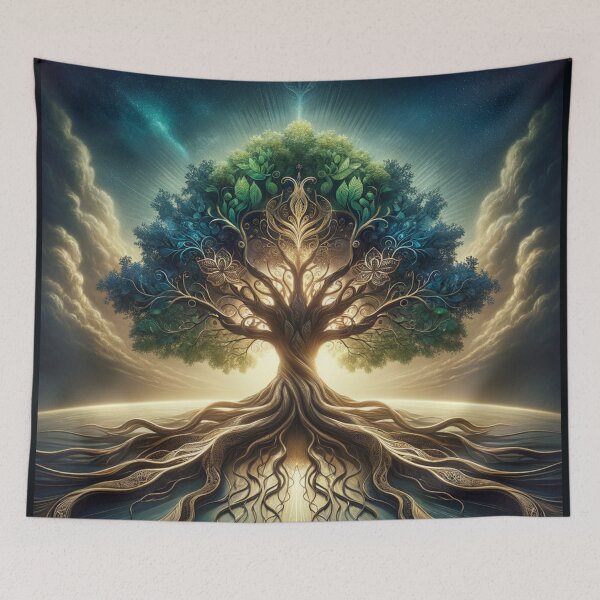Item preview, Norse Yggdrasil Tree of Life Design designed and sold by AnalajiaDesigns.