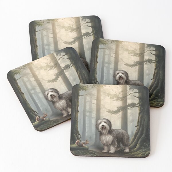 Item preview, Bearded Collie Forest Friend designed and sold by NikkiBear67.