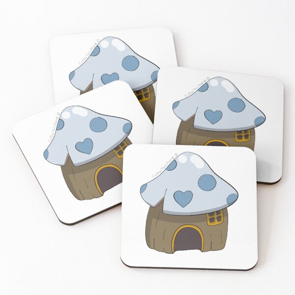 Item preview, Blue Springtime Fairy Tale Mushroom designed and sold by CoffeeTechNerd.