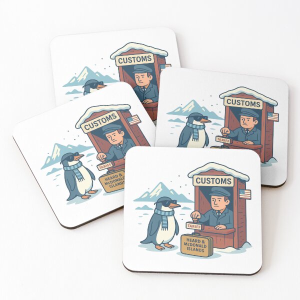 Item preview, Funny Penguin Tariff Satire Cartoon designed and sold by HandicraftArt.
