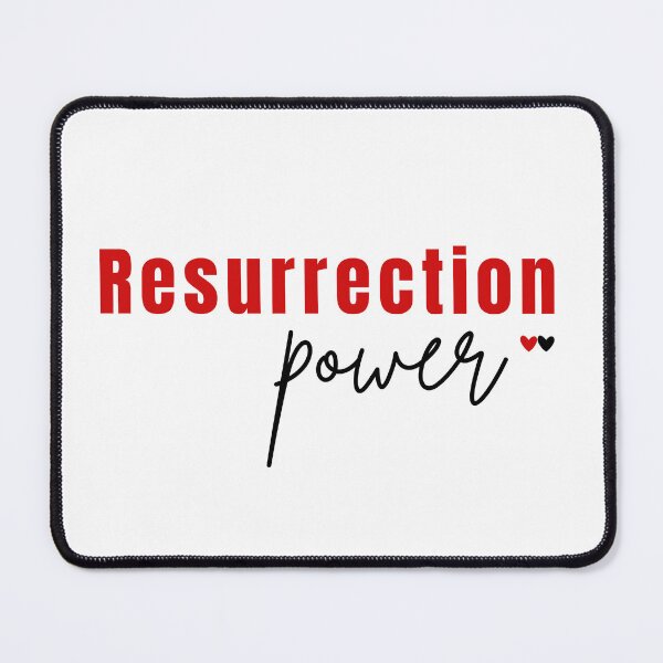 Item preview, Resurrection Power Christian Faith Easter Theme Design designed and sold by Raise2Shine.