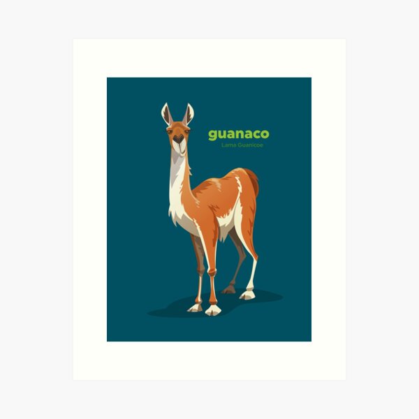 Item preview, Guanaco (Lama Guanicoe) designed and sold by EstudioToona.