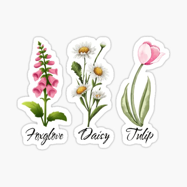 Artikel-Vorschau von Fingerhut Daisy Tulpe Subtile Anti-Trump, FDT Foxtrott Delta Tango Aquarell Floral Frauen Anti-Trump, designt und verkauft von CuzItsFunny.