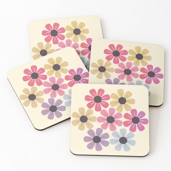 Item preview, Vintage Zinnias Floral Pattern on Cream designed and sold by Daisy Beatrice.