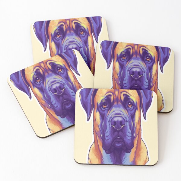 Aperçu de l'œuvre Dogue anglais créée et vendue par StickersRyous.
