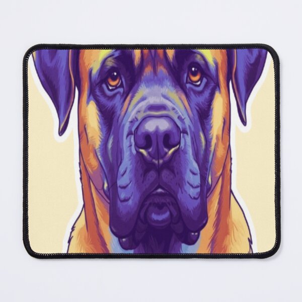 Aperçu de l'œuvre Dogue anglais créée et vendue par StickersRyous.