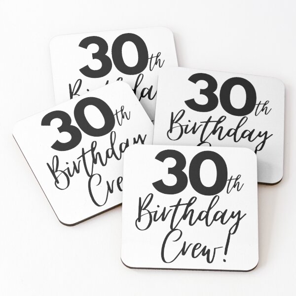 Item preview, 30th Birthday Crew Funny Party Squad Matching Birthday Design designed and sold by highflycrafts.