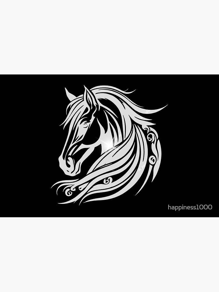 Aperçu 2 sur 2. Housse d'ordinateur avec l'œuvre Cadeaux et vêtements pour chevaux, Amoureux des chevaux, Cadeaux pour amoureux des chevaux créée et vendue par happiness1000.