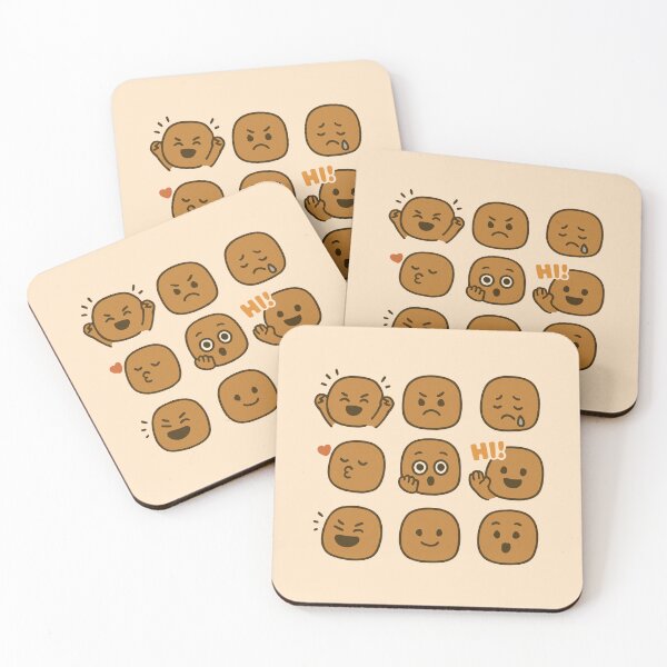Item preview, Vibrant Potato Emotes designed and sold by zzz888.