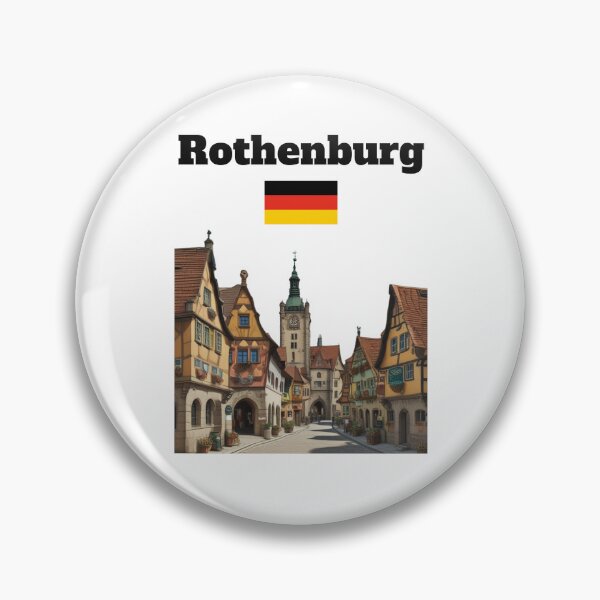 Item preview, Rothenburg souvenir medieval town Bavaria trip Germany flag  designed and sold by Artstastic.