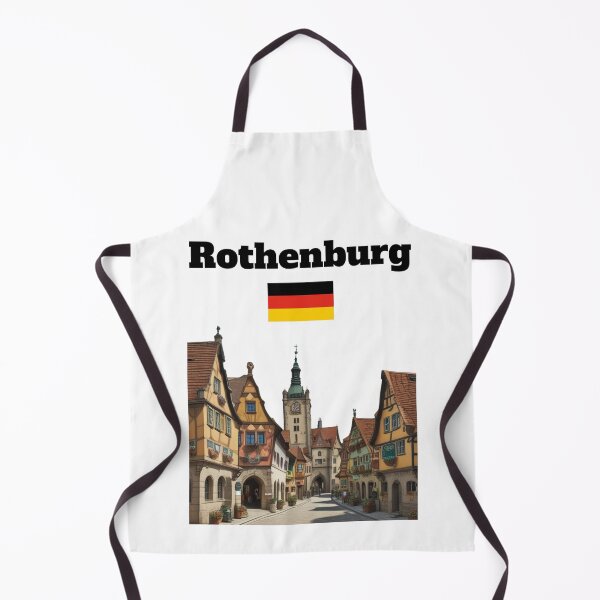 Item preview, Rothenburg souvenir medieval town Bavaria trip Germany flag designed and sold by Artstastic.