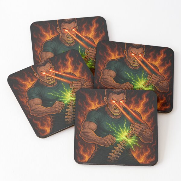 Item preview, Certified Spine Realigner – Laser-Eyed Chiropractor Chaos Art designed and sold by hitechmom.