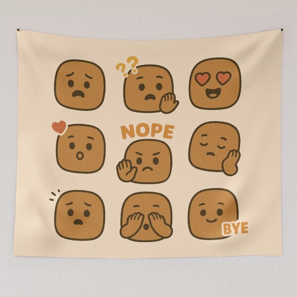 Item preview, Expressive Potato Faces designed and sold by zzz888.