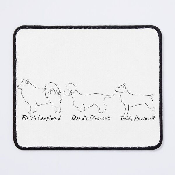 Item preview, Finnish lapphund, Dandie dinmont, Teddy Roosevelt designed and sold by DancingDahliaF.