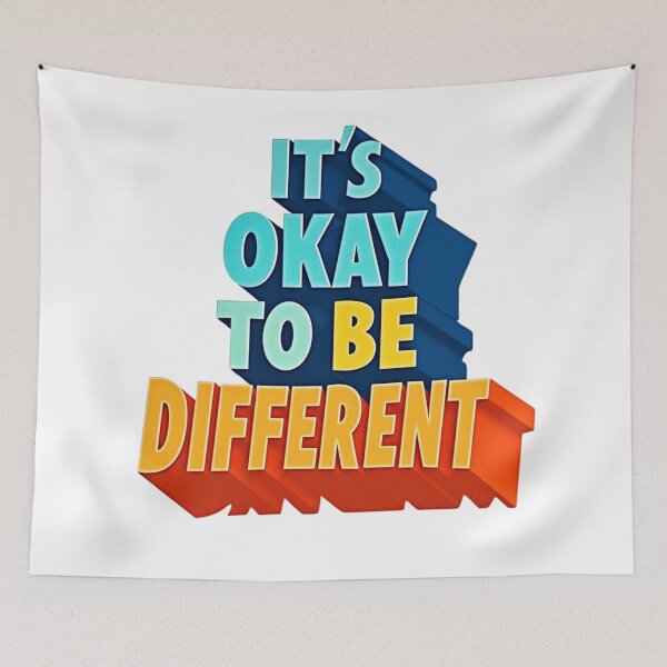Item preview, Its Ok To Be Different designed and sold by TheCatmeow2000.