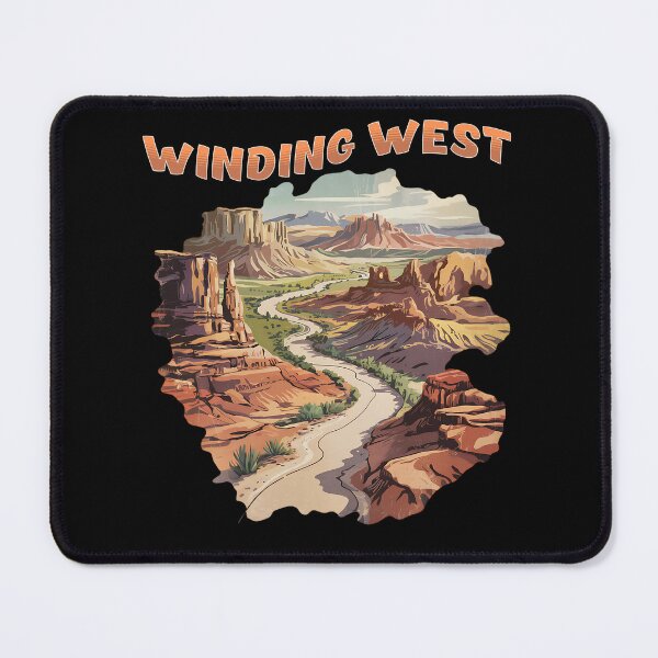 Item preview, Winding West – Scenic Desert Road designed and sold by Fragy72.