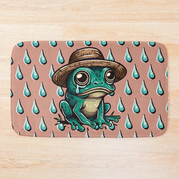 Item preview, Sad Frog with background designed and sold by Dubber-Designs.