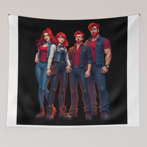 Item preview, Team Red Skylar designed and sold by Digital Forge.