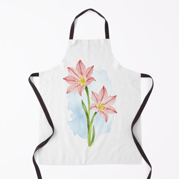 Item preview, Pink Amaryllis Flower Watercolor designed and sold by Magnolia Valley Art.