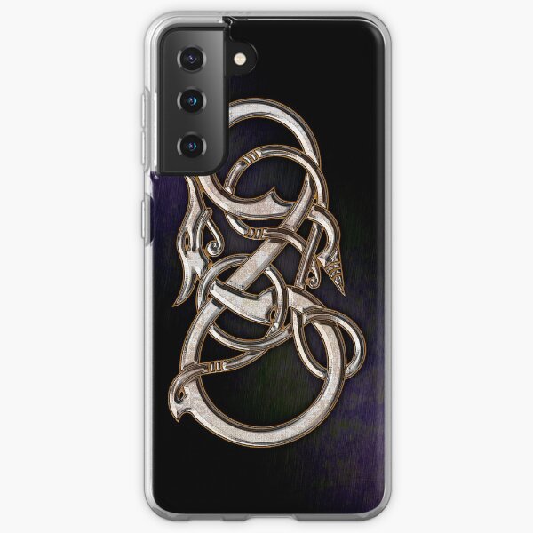 Wikingerdrache aus Metall Samsung Galaxy Flexible Hülle