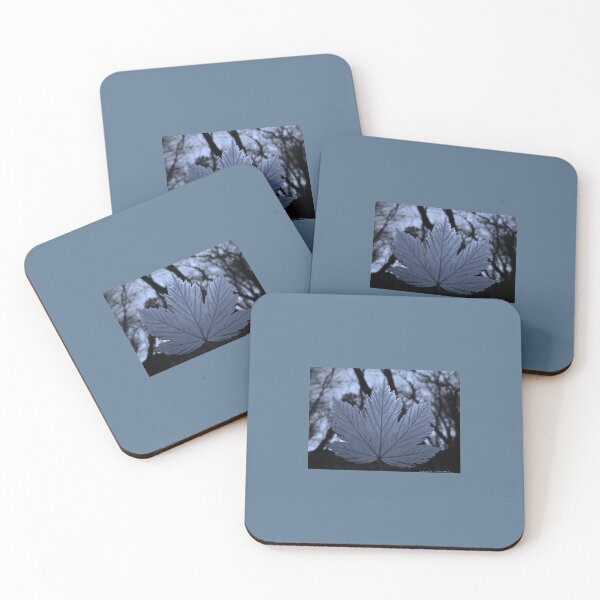 Item preview, METALLIC BLUE SYCAMORE MAPLE LEAF designed and sold by Richard Brookes Photography.