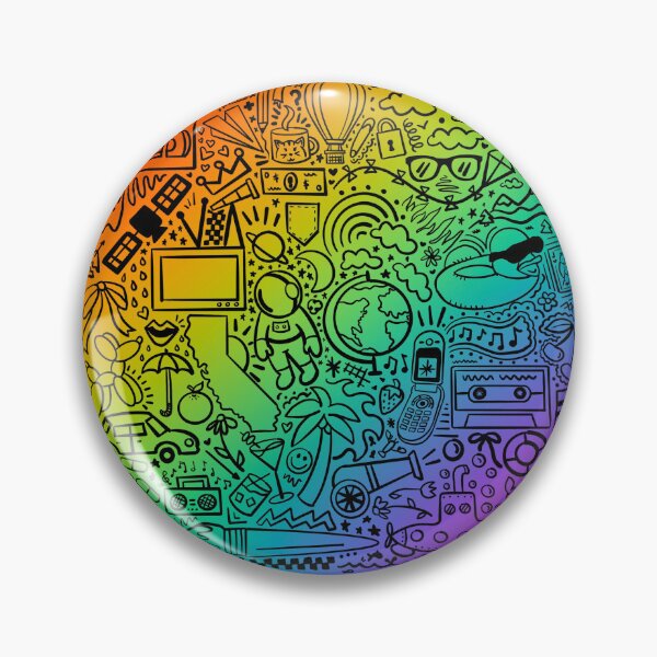 Item preview, AM Doodle Rainbow designed and sold by AM Inspired.
