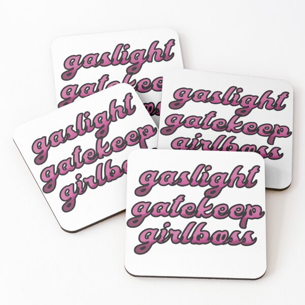 Item preview, gaslight gatekeep girlboss designed and sold by sleepyheadedbb.