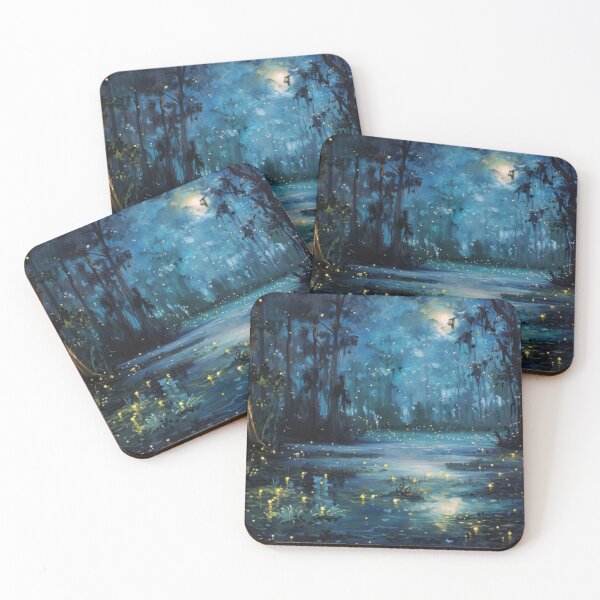 Item preview, Louisiana Swamp At Night, Louisiana Art, Cajun Art, Cajun Culture, Swamp Painting, Oil Painting, Wall Art, AI Art, Wall Decor designed and sold by GSizzle1.