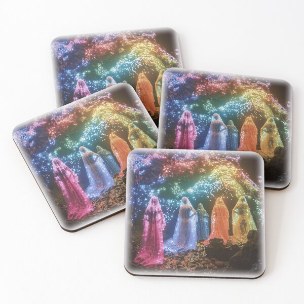 Item preview, Mystical Rainbow Ladies - Coven Meeting designed and sold by WigOutlet.