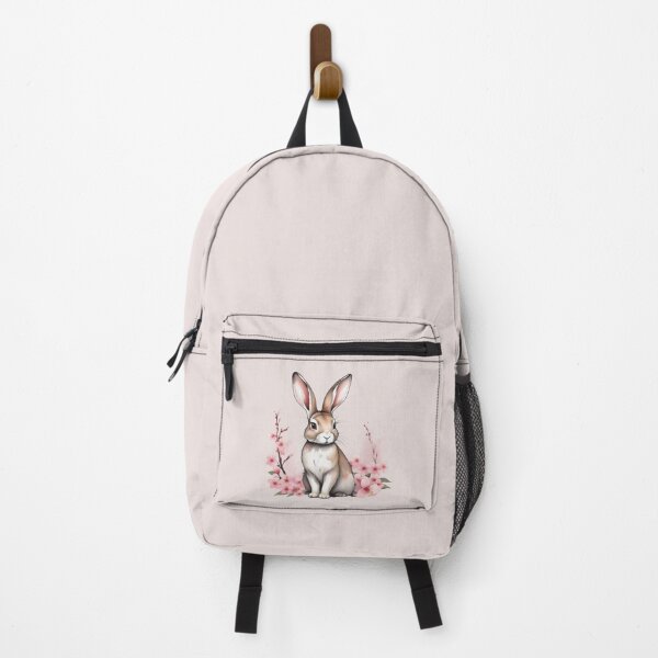 Item preview, Conejo con una rama florida. designed and sold by LOKOthing.