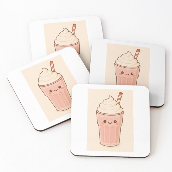 Item preview, Kawaii-Style Milkshake Digital Illustration designed and sold by wfbjjstore.