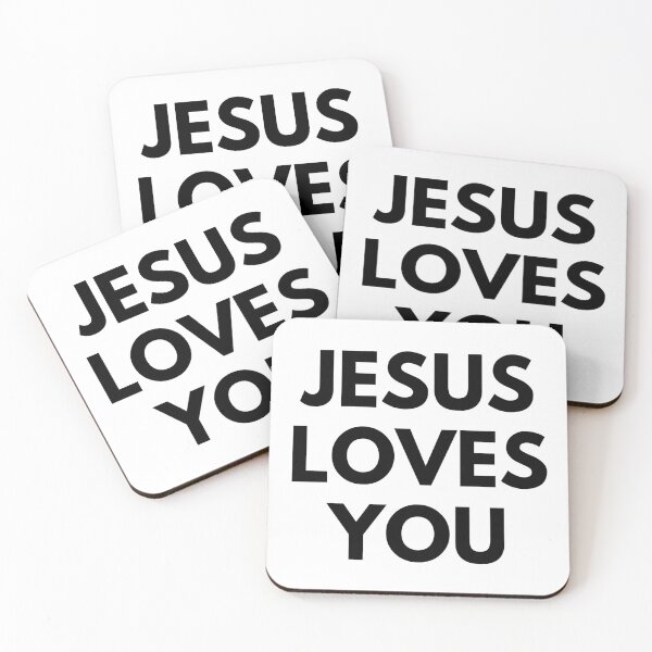 Aperçu de l'œuvre Jésus t'aime, café Jésus, pour les croyants, j'aime Jésus, citations et dictons sur Jésus, cadeaux chrétiens créée et vendue par InHisImageGifts.