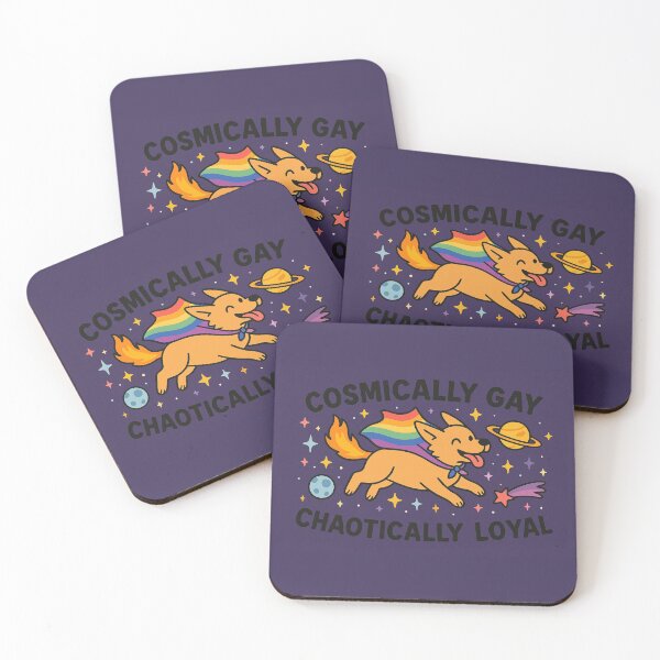 Item preview, Cosmically Gay, Chaotically Loyal designed and sold by Feral & Stellar.