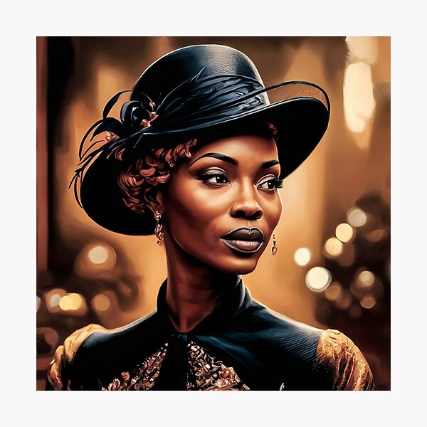 Item preview, Elegant Vintage Lady  designed and sold by DesignzByJai.