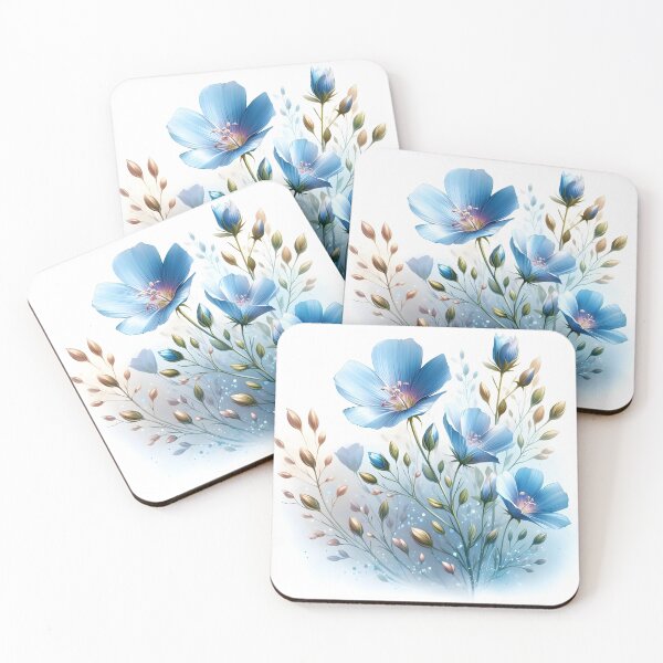Item preview, Blue Flax Flower designed and sold by GraphicsClub.