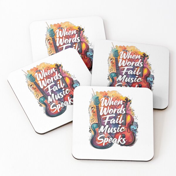 Item preview, Music Illustration: Unique Design for Art Lovers Music Speaks designed and sold by AliKwStore.