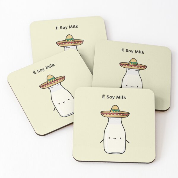 Item preview, Funny Soy Milk Pun | É Soy Milk Cute Cartoon designed and sold by Collision19.