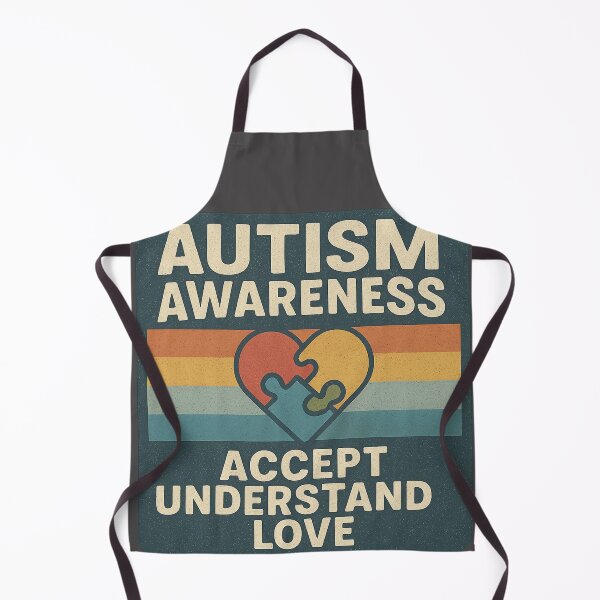 Item preview, Autism Awareness Heart Puzzle Design designed and sold by PosiPrints.
