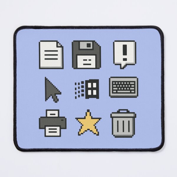 Item preview, Pixelated Throwback 8-bit Desktop Icons designed and sold by zzz888.