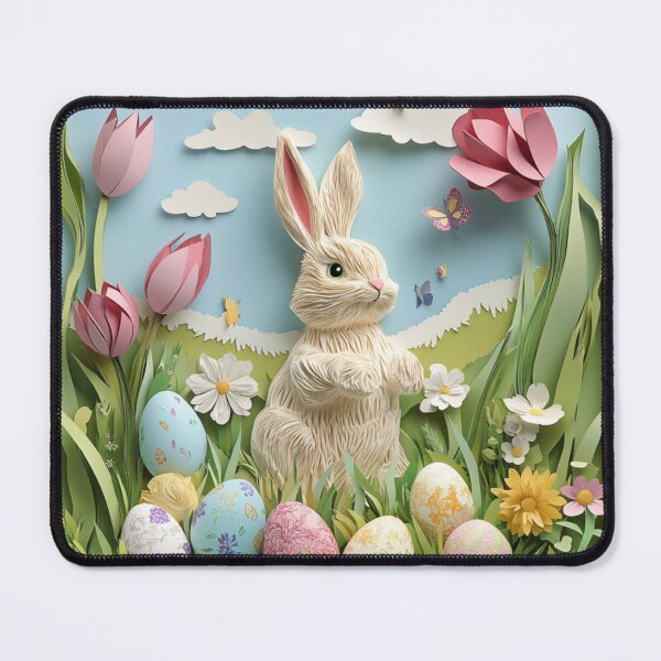 Artikel-Vorschau von Easter Dreams in Paper – A Delicate Bunny Wonderland, designt und verkauft von VividDreamsArt.