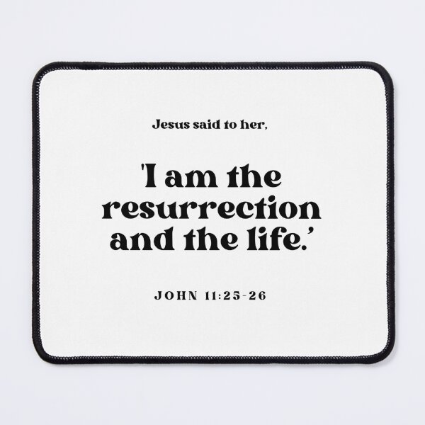 Item preview, Jesus Is The Resurrection And The Life, Scripture For Easter, Christian Camp Gifts, Jesus Bible Verse Gifts designed and sold by InHisImageGifts.