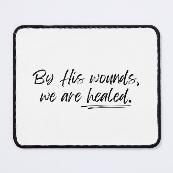 Item preview, By His Wounds We Are Healed Jesus, Sturdy Christian Gifts, Positive Christian Gifts For Friends and Family, Easter Basket Gifts designed and sold by InHisImageGifts.