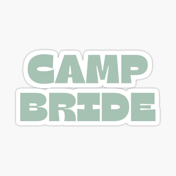 Item preview, Camp Bride Bachelorette Party designed and sold by Sabrina Studio.