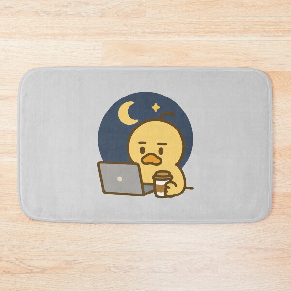 Item preview, Late Night Work Duck designed and sold by zzz888.