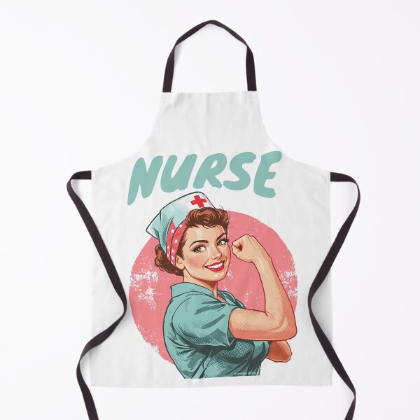 Item preview, Vintage Strong Empowered Nurse designed and sold by Tiendita-Arroyo.