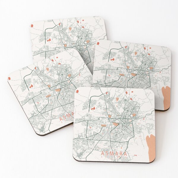 Item preview, Asmara City Map of Eritrea - Bohemian designed and sold by deMAP.