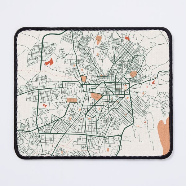 Item preview, Asmara City Map of Eritrea - Bohemian designed and sold by deMAP.