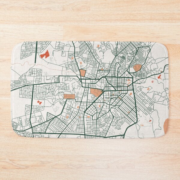 Item preview, Asmara City Map of Eritrea - Bohemian designed and sold by deMAP.