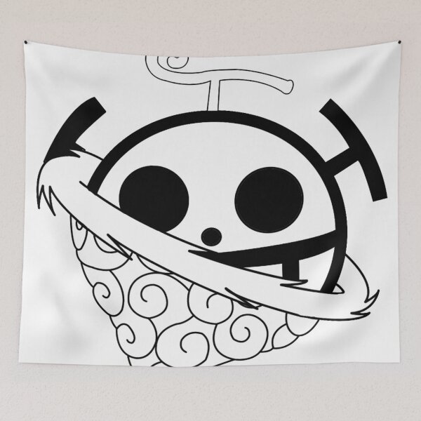 Item preview, trafalgar law design black and white designed and sold by jackson art station .
