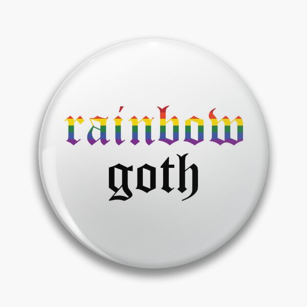 Item preview, rainbow goth and lgbt pride designed and sold by prideisjoy.